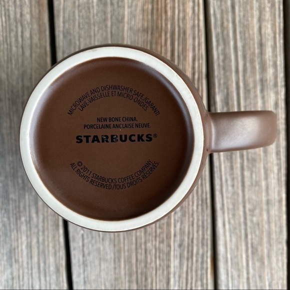 Starbucks Coffee 2011 Brown Copper Split Tail Siren Mermaid Anniversary Mug 12oz - Picture 7 of 10